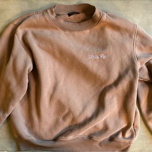 White Fox Brown Sweatshirt